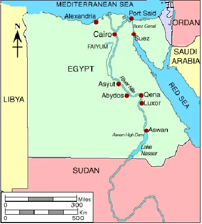 Map of Egypt
